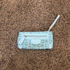 Blue Clutch Wallet